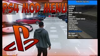GTA 5 Online: PS4 MOD MENU + DOWNLOAD!! PS4 Mod Menu SHOWCASE (GTA 5 Mods)