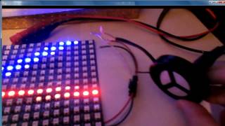 WS2812B Matrix Animation  and soft LS Terminal