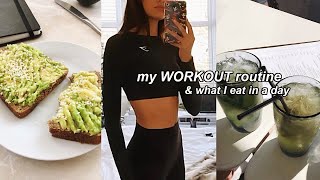 WORKOUT WITH ME & what I eat in a day | Daily Vlog