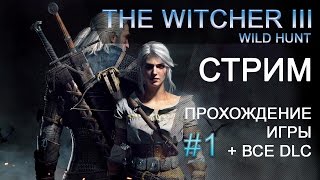 The Witcher 3: Wild Hunt | Ведьмак 3: Дикая охота | Прохождение со всеми ДЛС #1
