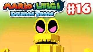 Mario & Luigi: Dream Team - Gameplay Walkthrough Part 16 - Robo-Drilldigger Boss (Nintendo 3DS)