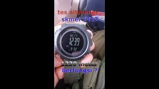 Tes altimeter skmei 1427