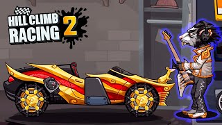 Купил САМЫЙ КРУТОЙ СКИН на Суперкар в Hill Climb Racing 2 прохождение игры гонки, летсплей секреты.
