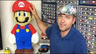 Lego Mario Sculpture! How Much Money ? Did it Cost?
