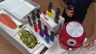 Evo Set of (2) 8-oz Non-Aerosol Oil Sprayers with Funnel on QVC