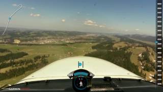 Atterrissage aux  Eplatures LSGC