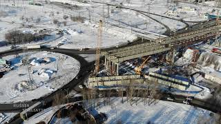Строительство трёхуровневой развязки на 974 километре трассы М-5 «Урал»  г.Тольятти / Samara region