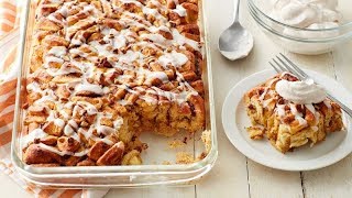 Pumpkin-Cinnamon Roll Bake | Betty Crocker Recipe