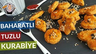 Baharatlı Tuzlu Kurabiye Tarifi | Ağızda dağılan LEZZET! | Hatice Mazı ile Yemek Tarifleri