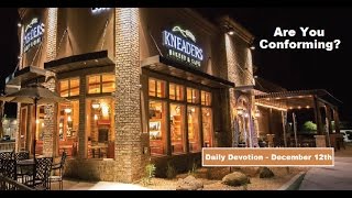 Daily Devotional For Men. December 12