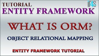 Entity Framework Tutorial - What is object-relational mapping (ORM)? | Course Introduction