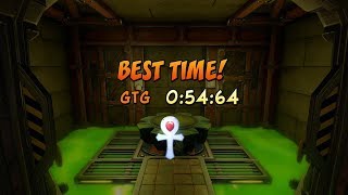 Crash Bandicoot - N. Sane Trilogy - Platinum Time Trial #19: Toxic Waste - 54:64