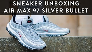 Air Max 97 Silver Bullet | Sneaker Unboxing | Style | Onfeet  | The New Collections | Llomotes