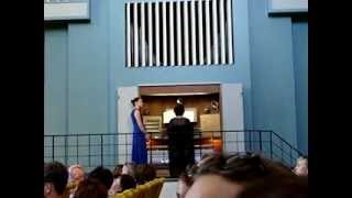 Марина Шамба. Отрывок с органного концерта в Пицундском храме. Абхазия. Лето 2014