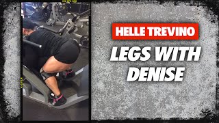 Female Bodybuilder Helle Trevino: Snapstory 13 - Legs with Denise