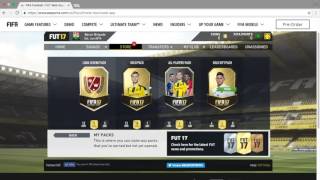 FIFA 17 WEB APP FIRST LOOK + FREE PACKS OPENING
