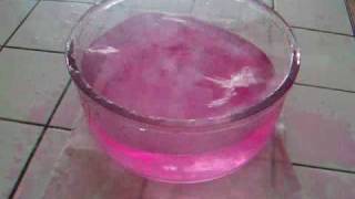 Sodium and potassium with water