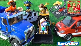 МАШИНКИ BRUDER Играем Игорек и Богдан PAW Patrol Игрушки ЩЕНЯЧИЙ ПАТРУЛЬ На Машинах PAW Patrol Toys