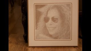 CNC Halftone Portrait - חיים בעץ :: כרסום תמונות על עץ :: עבודות סי אן סי