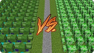APOCALIPSIS ZOMBIE VS APOCALIPSIS DE CREEPERS EN MINECRAFT ?
