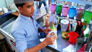 Popular Chocolate Cold Coffee - Rangdhanu Doi Chira & Juice Bar - Roadside Popular Juice Shop