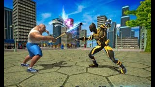 Superhero Panther Flying Survival City - Android GamePlay Video