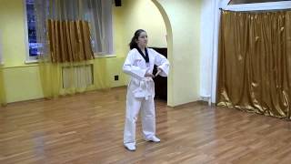 Аттестация на жёлтый пояс по тхэквондо (взрослая и детская группы)