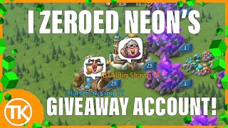 Lords-Mobile | I ZEROED NeoN’s GIVEAWAY ACCOUNT! ?? (Must See)