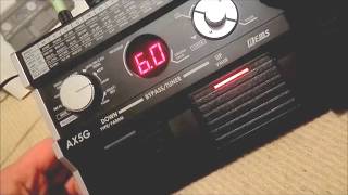 Korg AX5G multi effects pedal - demo, review and tutorial