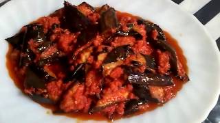 how to cook purple eggplant with chili sauce (cara memasak terong balado)