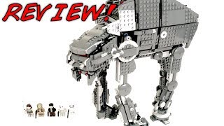 LEGO Star Wars 75189 FIRST ORDER HEAVY ASSAULT WALKER Review! |  The Last Jedi 2017 Set! | NEW Rey!