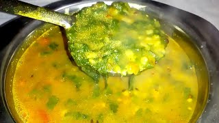 पालक की दाल बनाने की विधि । Palak dal recipe in Hindi | Dal Palak |