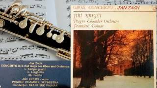 Jan Zach (Johann Zach): Oboe Concerto in B flat major, Jirí Krejcí (oboe)