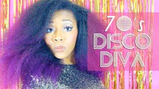 DIY Last Minute Halloween Costume | 70's Disco Diva