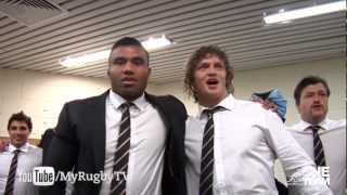Spring Tour 2012 - ENGvAUS Aussie anthem post match