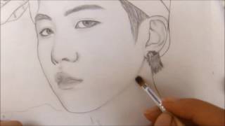 방탄소년단 BTS - 슈가 Suga speed drawing