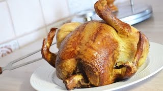 ?Коптим целую курицу в коптильне Hanhi