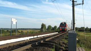 ЭП1М 716 с пасс. Адлер-Ижевск проходит о.п. Совхозный