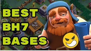 Top 15 BH7 Trophy Pushing Layouts | COC Builder Base | Clash Of Clans