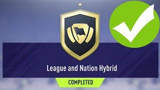 LEAGUE AND NATION HYBRID FIFA 18 SBC | COMPLETED + CHEAPEST METHOD | FIFA 18 ULTIMATE TEAM