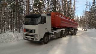 Дальнобойщики ДОРОГИ СЕВЕРА РОCСИИ ЗИМНИК ПОДБОРКА #14 Extreme Truck Driver Siberia selection #14
