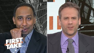 Stephen A. jumps off the Lakers' bandwagon and gets GRILLED for it by Max | First Take