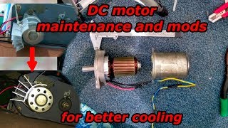 DC motor maintenance and mods after long term use for DIY FFB Steering Wheel