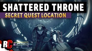 Destiny 2 | Secret Mission Location "The Shattered Throne" Week 4 in The Confluence
