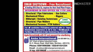 08/01/2020 Assignment abroad times epeper gulf job vacancies update interview in mumbai abroad times