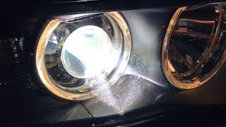 BMW X5 E53 PHILIPS X5 WhiteVision gen2 СВЕТ BMW  E53 Переделка фар Х5 бмв Классный свет BMW X5 E53