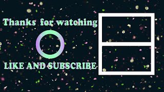 Flowers Falling Outro Template FREE DOWNLOAD