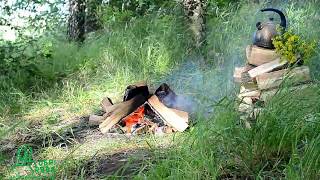 Видео костра. Доставка дубовых дров.