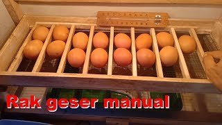 Manual Egg Incubator Shelf Racking System