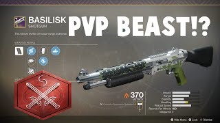 Destiny 2 Basilisk Shotgun!  Dead Orbit Shotgun - PVP BEAST!?